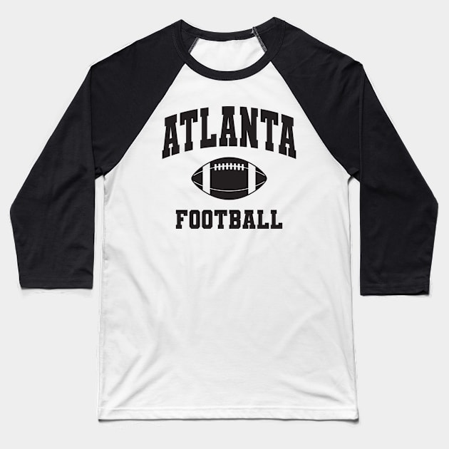 Atlanta football Baseball T-Shirt by Tamie